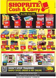 Shoprite catalogue Page 1