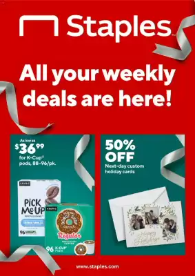 Staples weekly ad (valid until 14-12)