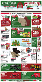 Rural King weekly ad week 50 Page 1