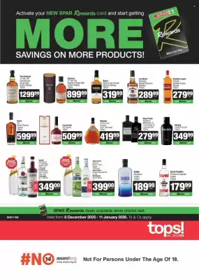 Spar Tops catalogue