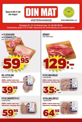 Din Mat reklamblad (giltig till och med 14-12)