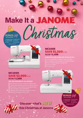 Janome catalogue (valid until 24-12)