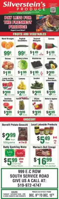 Silverstein's Produce flyer (valid until 14-12)