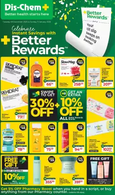 Dis-Chem catalogue (valid until 11-01)