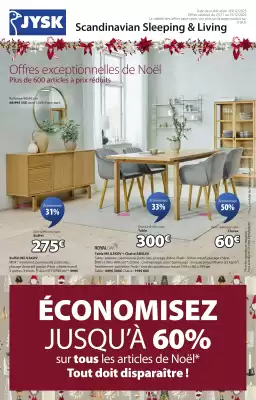 Catalogue JYSK (valable jusqu'au 31-12)
