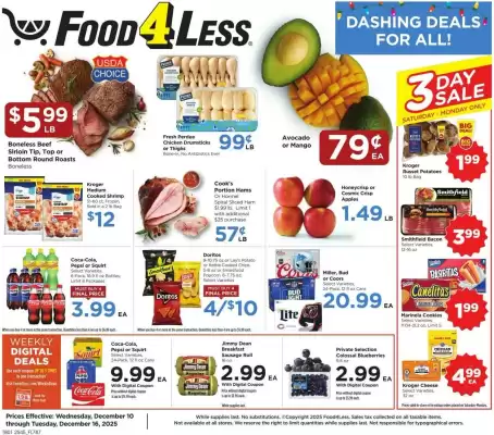 Food 4 Less weekly ad (valid until 16-12)