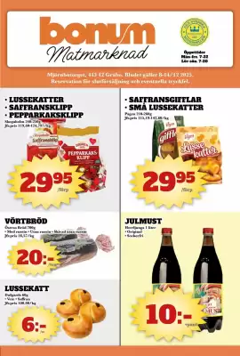 Bonum Matmarknad reklamblad