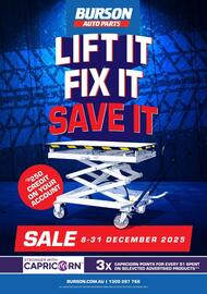 Burson Auto Parts catalogue Page 1