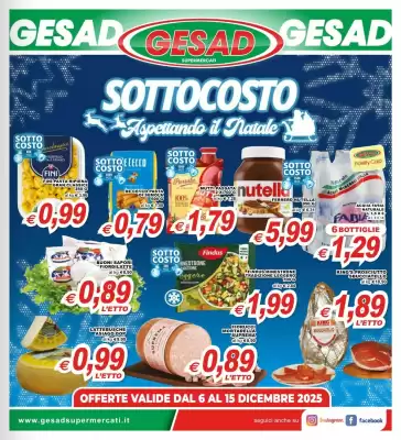 Volantino Gesad Supermercati (valido fino al 15-12)