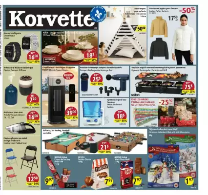 Korvette flyer (valid until 17-12)