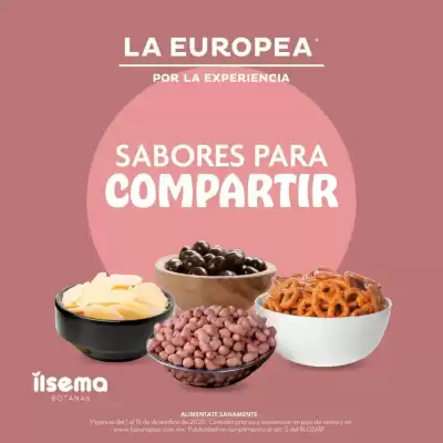 Catálogo La Europea (válido hasta 15-12)