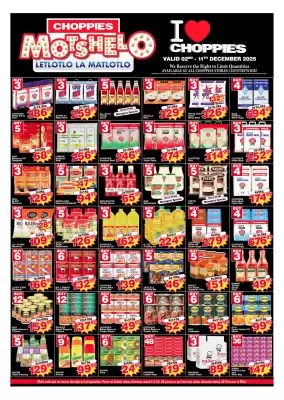 Choppies catalogue (valid until 11-12)