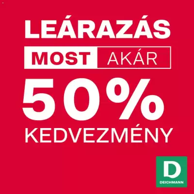 Deichmann akciós újság (érvényes eddig: 23-12)