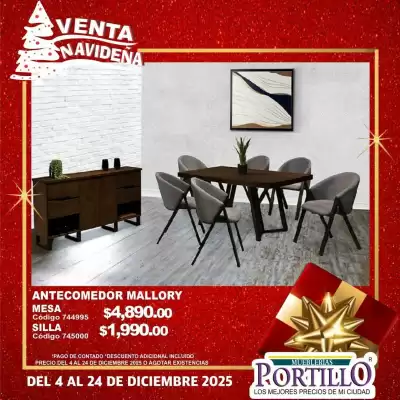 Catálogo Mueblerías Portillo (válido hasta 24-12)
