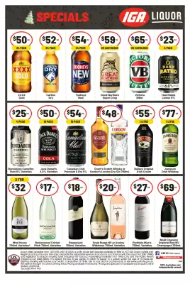 IGA Liquor catalogue (valid until 16-12)