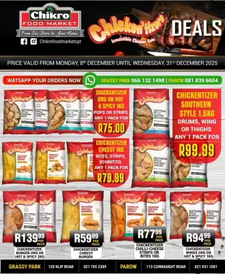 Chikro Food Market catalogue (valid until 31-12)