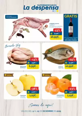 Folleto Supermercados La Despensa (válido hasta el 15-12)