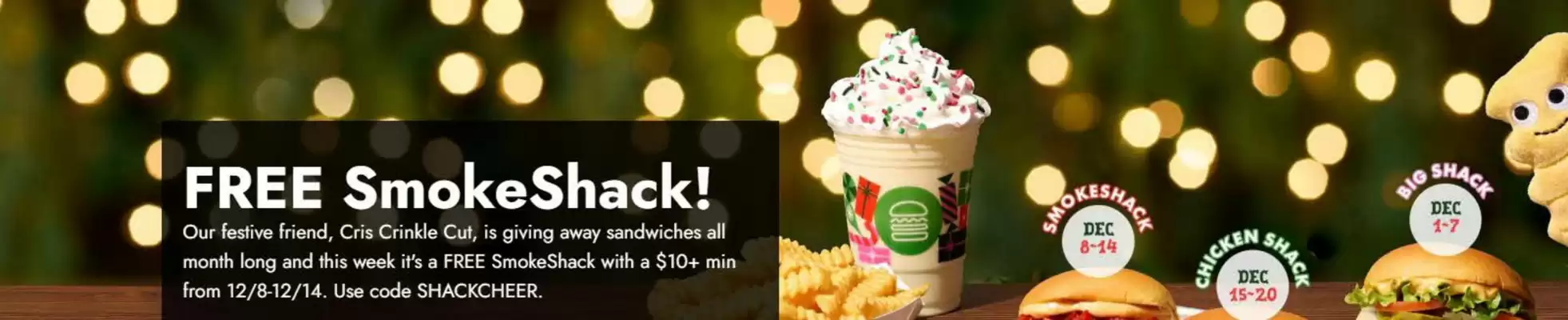 Shake Shack catalogue (valid until 14-12)