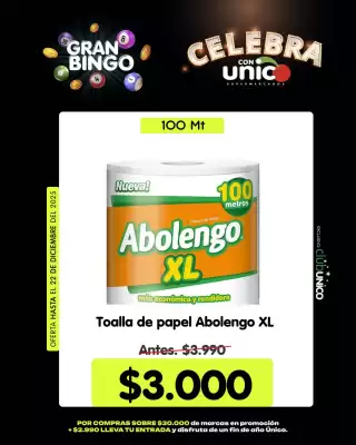 Catálogo Supermercado Único (válido hasta 22-12)