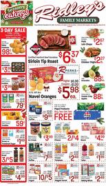 Ridley's Family Markets weekly ad week 50 Page 1