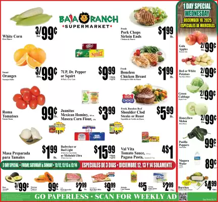 Baja Ranch weekly ad (valid until 16-12)