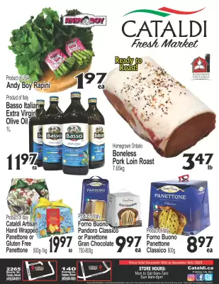 Cataldi Fresh Market flyer (valid until 16-12)