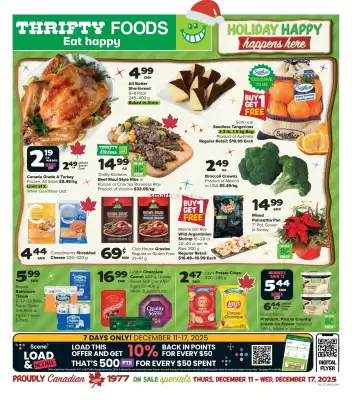Thrifty Foods flyer (valid until 17-12)