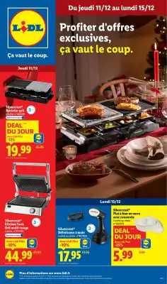 Catalogue Lidl (valable jusqu'au 15-12)