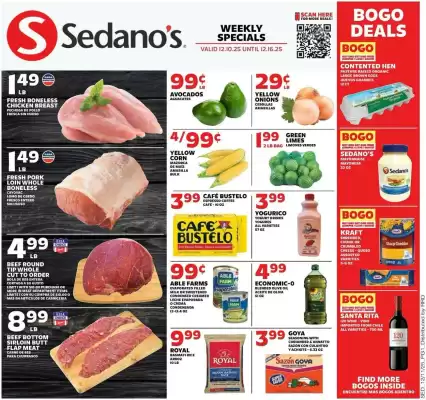 Sedano's weekly ad (valid until 16-12)