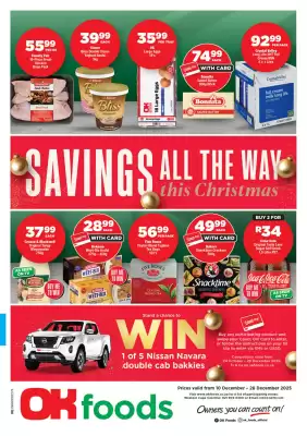 OK Foods catalogue (valid until 28-12)