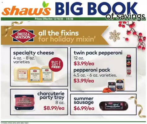 Shaw's flyer (valid until 9-01)
