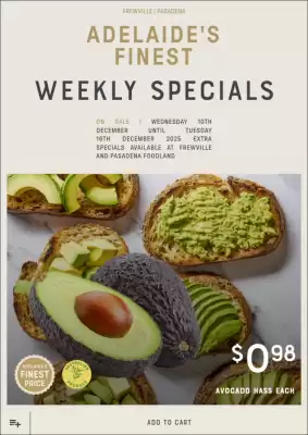 Adelaide's finest catalogue (valid until 16-12)