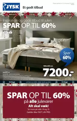 JYSK tilbudsavis (gælder indtil 24-12)