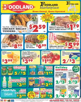 Foodland weekly ad (valid until 16-12)