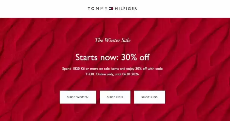 Tommy Hilfiger leták (platné do 6-01)