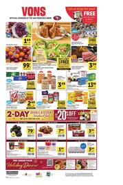 Vons weekly ad week 50 Page 1