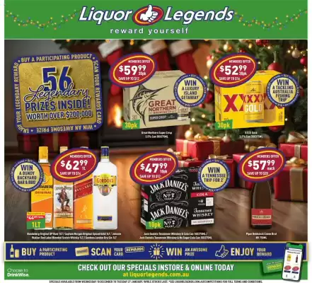 Liquor Legends catalogue (valid until 27-12)