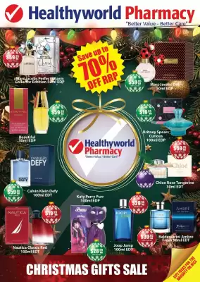 Healthy World Pharmacy catalogue (valid until 28-12)
