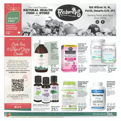 Foodsmiths flyer (valid until 17-12)