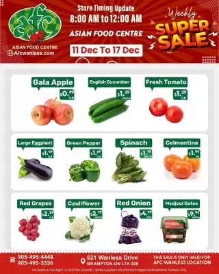 Asian Food Centre flyer (valid until 17-12)