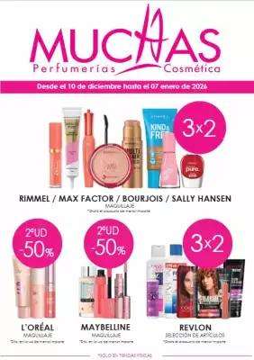 Folleto Muchas Perfumerías (válido hasta el 7-01)