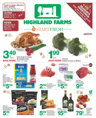 Highland Farms flyer (valid until 17-12)