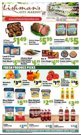 Lishman's City Market weekly ad week 50 Page 1