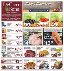 DeCicco & Sons weekly ad week 50 Page 1