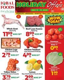 Iqbal Foods flyer week 50 Page 1