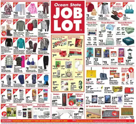 Ocean State Job Lot flyer (valid until 18-12)