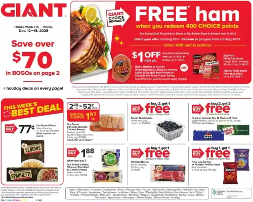 GIANT weekly ad (valid until 19-12)