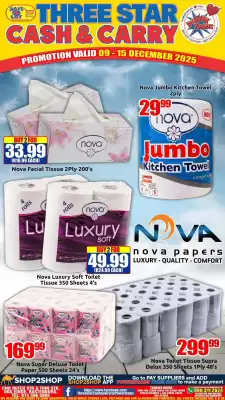 Three Star Cash and Carry catalogue (valid until 15-12)