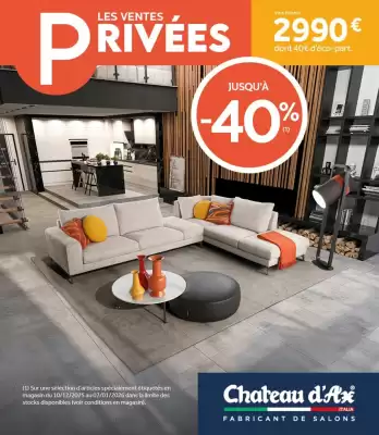 Catalogue Chateau d'Ax (valable jusqu'au 7-01)