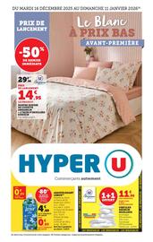 Catalogue Hyper U | Le blanc à prix bas avant-première page 1